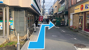 商店街の十字路(2)